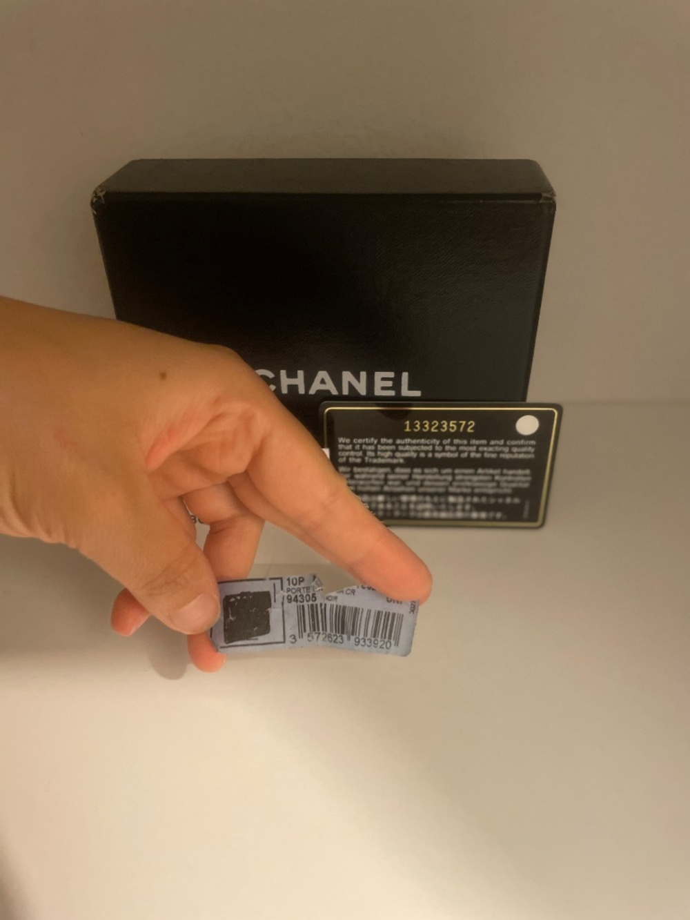 CHANEL Black Lambskin Quilted Wallet - Picture 9 of 12